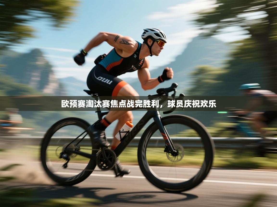 欧预赛淘汰赛焦点战完胜利，球员庆祝欢乐  第1张