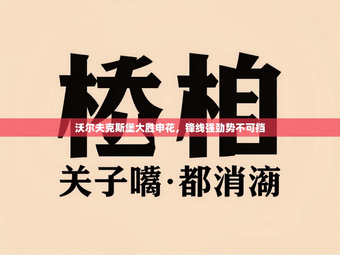 沃尔夫克斯堡大胜申花,锋线强劲势不可挡 第1张